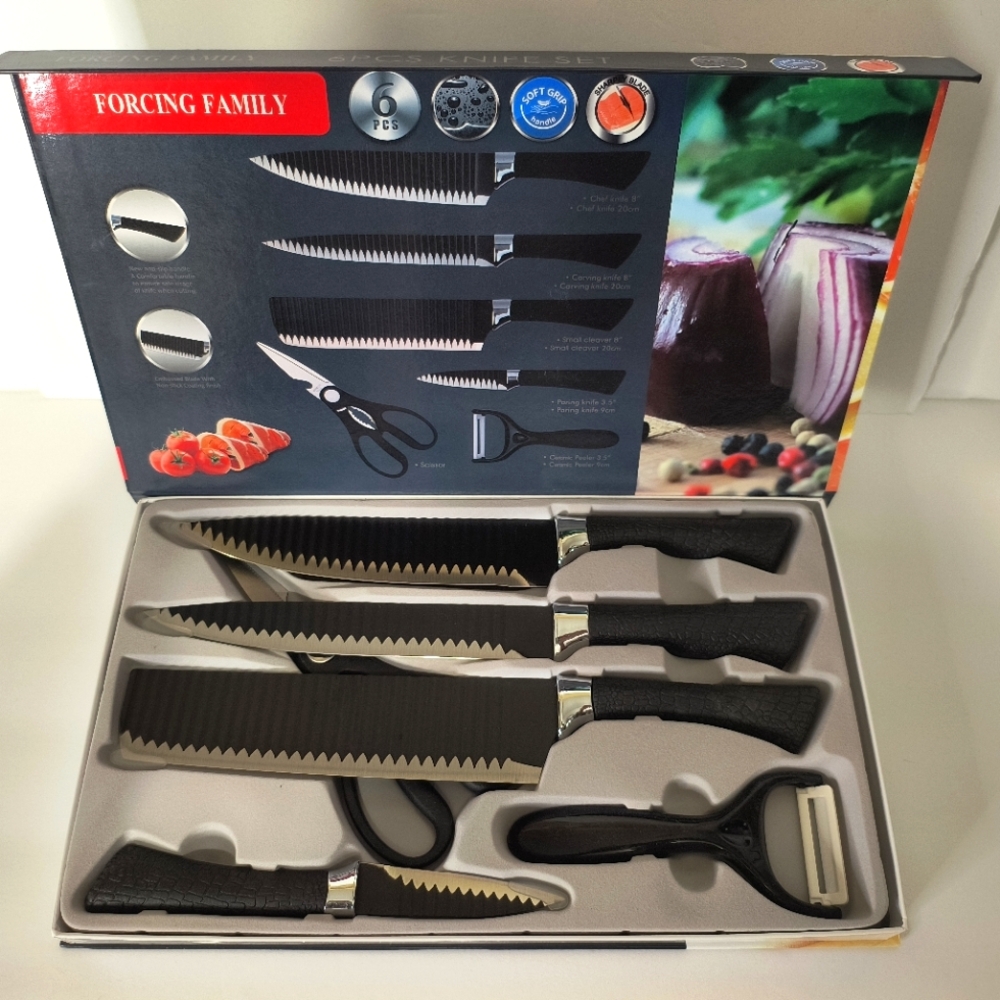 Forcing Family 6 PCs Knives set